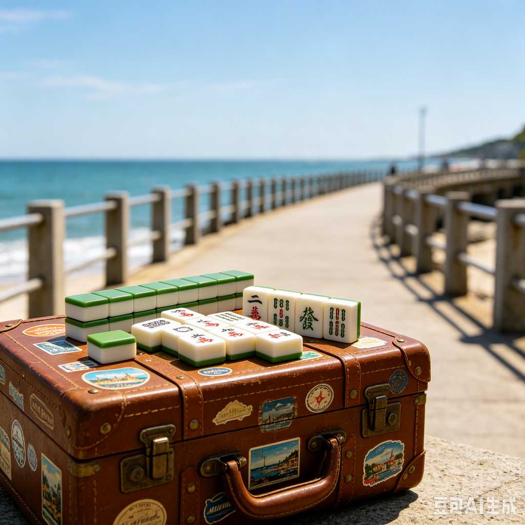 space saving mahjong game set